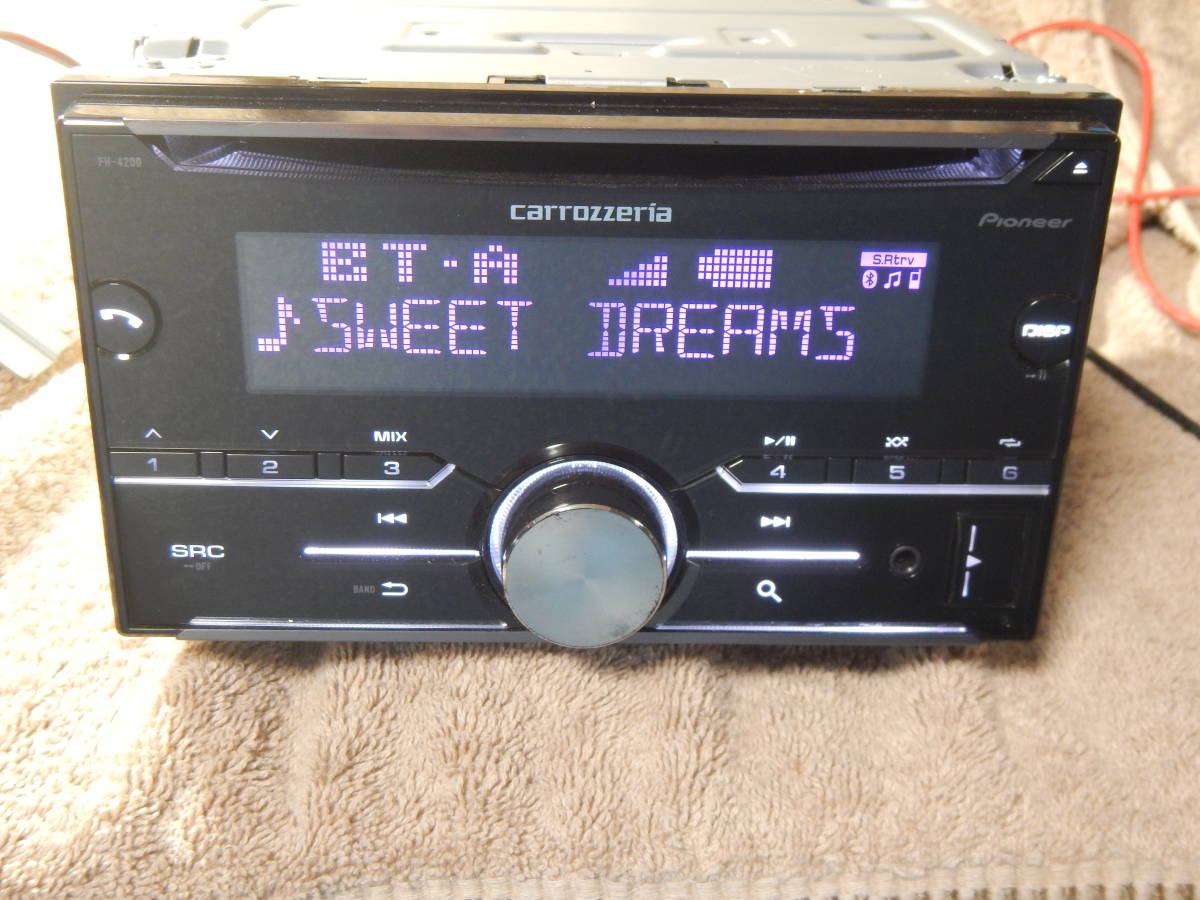Pioneer carrozzeria CDプレーヤー USB対応 FH-4200 Carrozzeria Pioneer Audio CD USB 2DIN CD⁄USB⁄AUX⁄iPod⁄