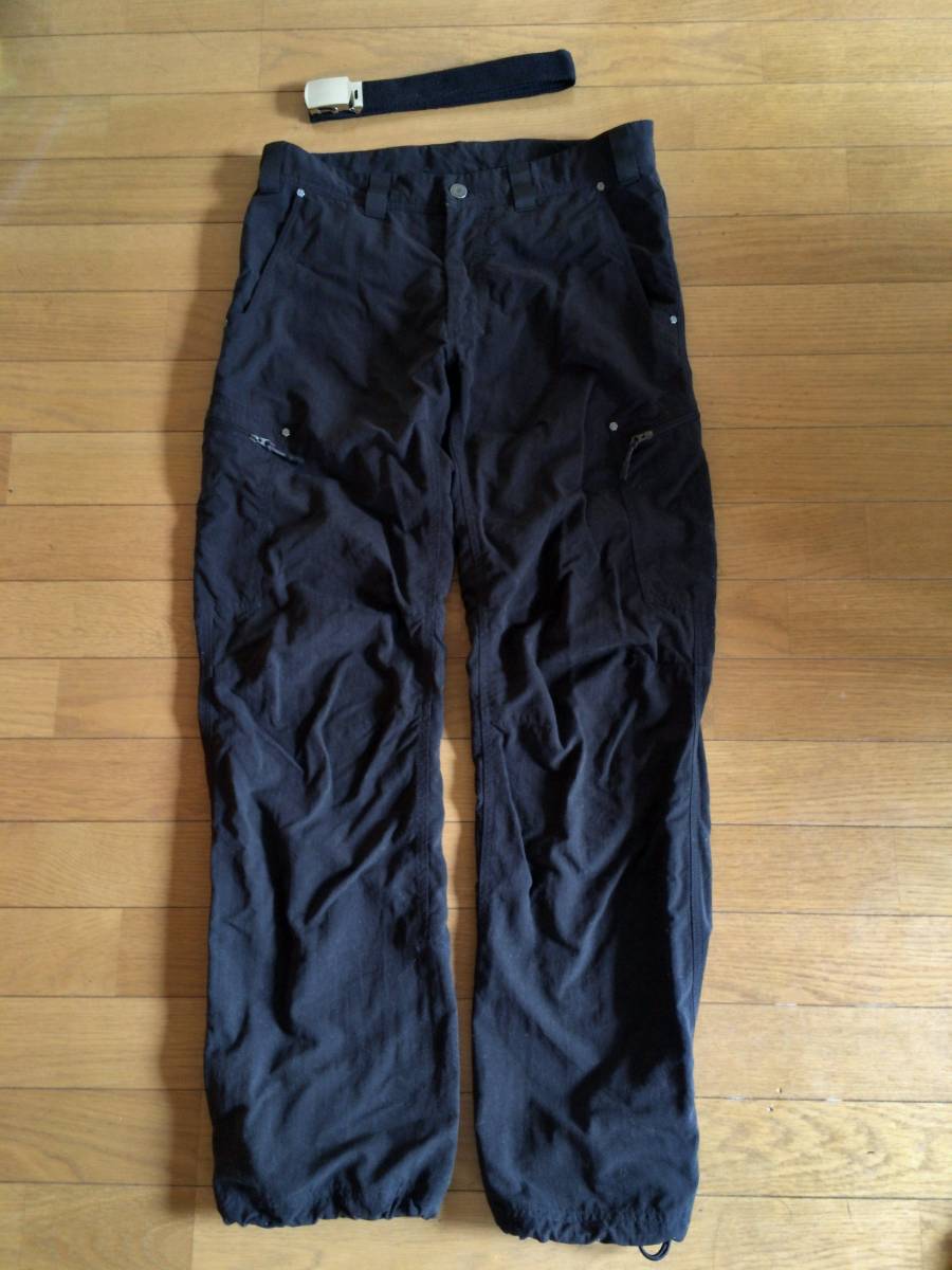 【SALE，人気SALE】 ホグロフス トレッキングパンツ ウェスト80cm前後 ブラック 黒 日本Ｍサイズ(ロング)｜売買されたオークション情報、yahooの商品情報をアーカイブ公開 - オークファン ロング