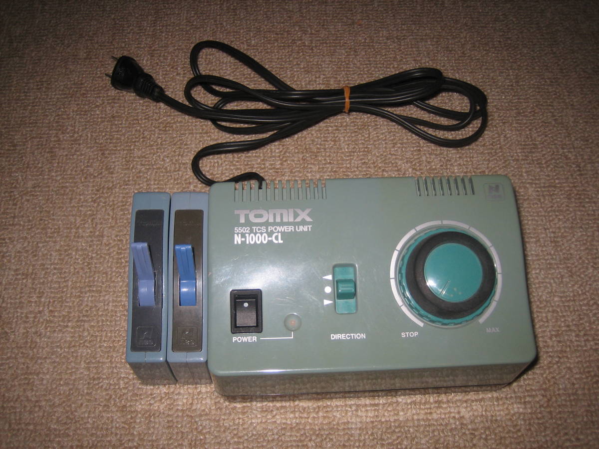 【中古】TOMIX 5502 TCSパワーユニットN-1000-CL 常点灯対応コントローラー パワーパック トミックス Nゲージ HOゲージ +ポイントマシン2ケ