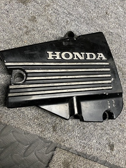 H515 当時物 純正 CBX550F スプロケットカバー 0229 検) PC04 CBX400F