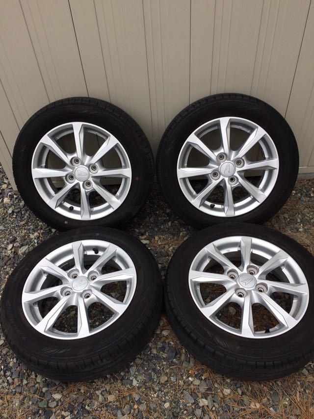 ★ ダイハツ 純正 タイヤ 現行 アルミホイール 14インチ 155/65Ｒ14 2018年製 4本 ムーヴ タント ミラ キャンバス ウェイク ★