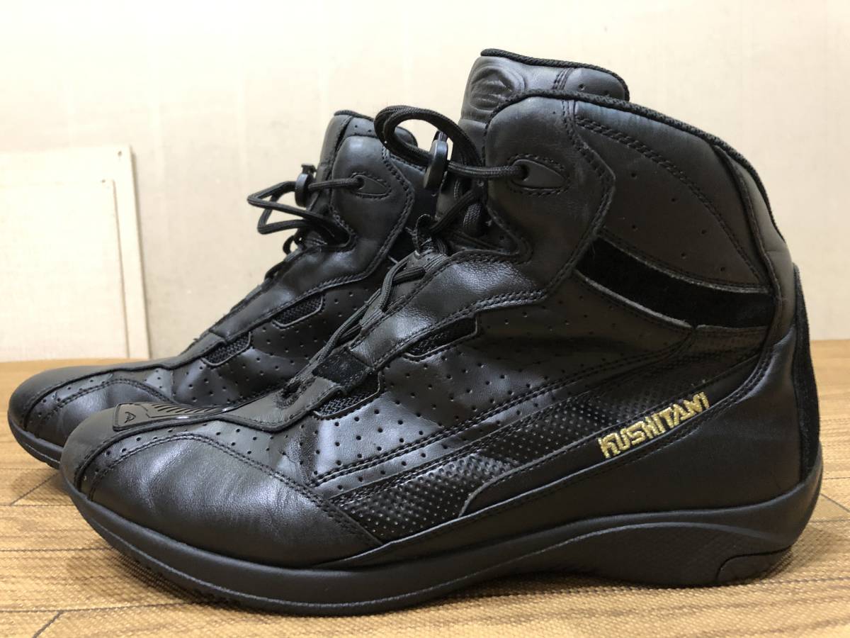 Kawasaki Kushitani ライディングシューズ KUSHITANI K-4589 ライディングレザーシューズ 普段履き26.5cmの方へ