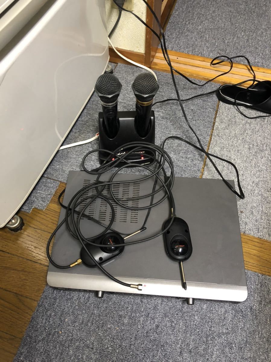 ワイヤレスマイク CYberpro model-800pro(R)動作品 第一興商 電波式