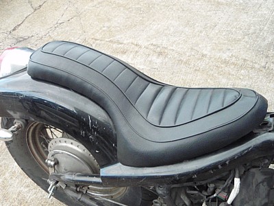 STEED400用コブラシート ブラック スティード600スティード用コブラ
