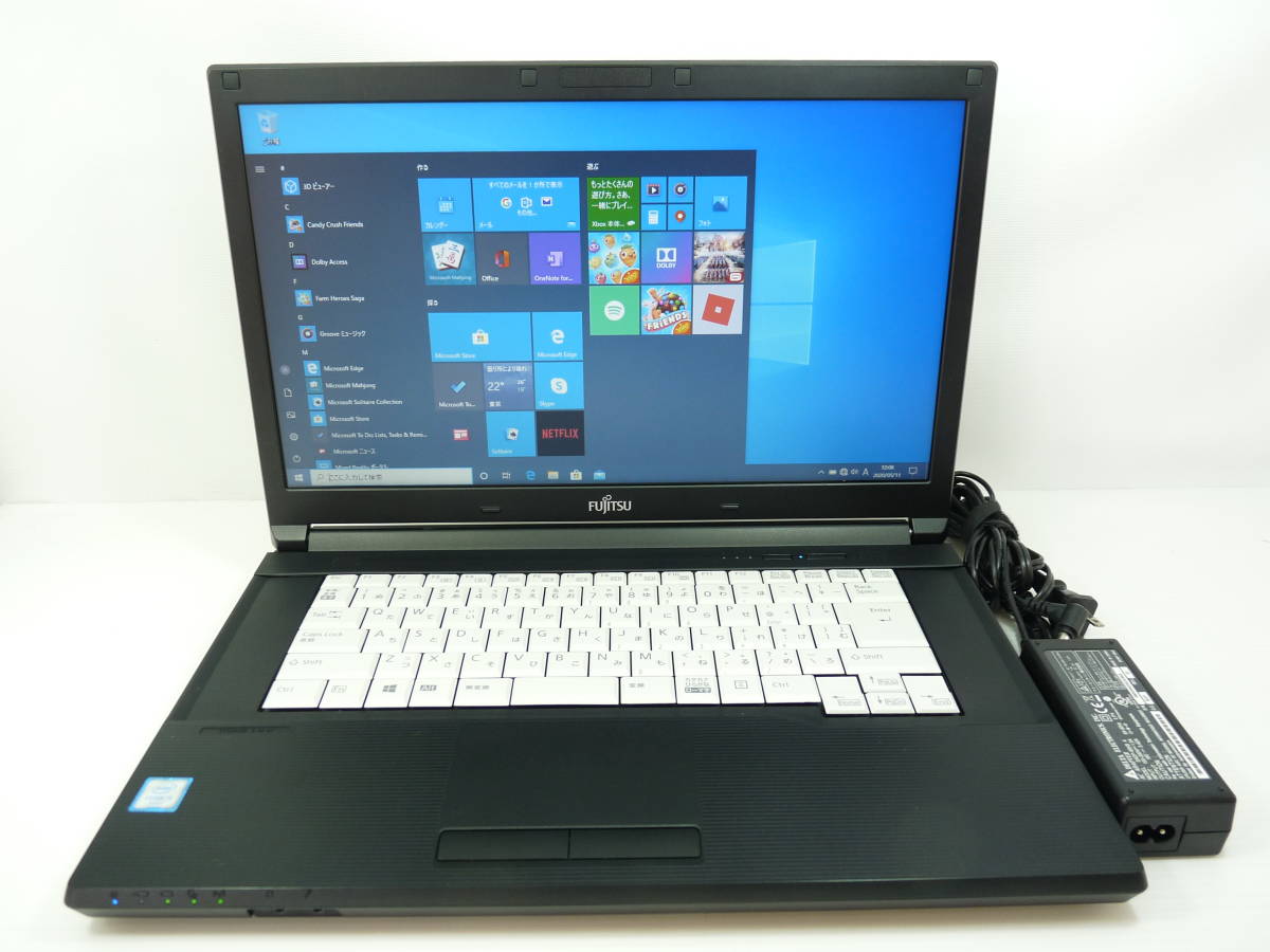無料配送 FUJITSU LIFEBOOK A576/P ☆ i5-6300U 2.4GHz/500GB/4GB