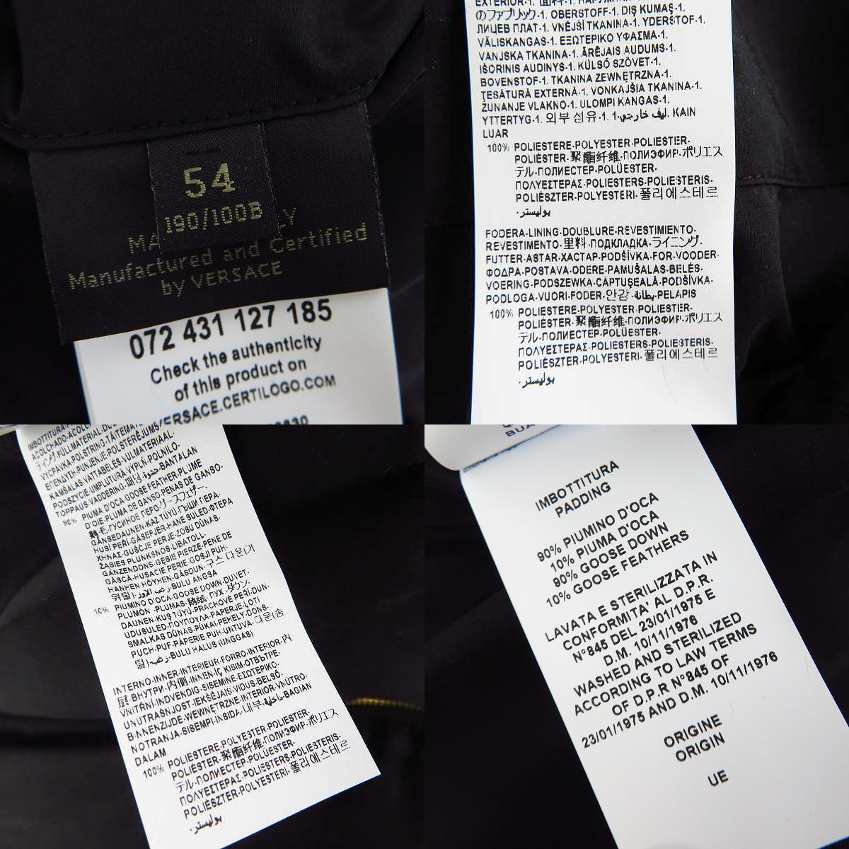 ☆KITH×VERSACE/キス×ヴェルサーチ 19SS バロック柄リバーシブルダウン 