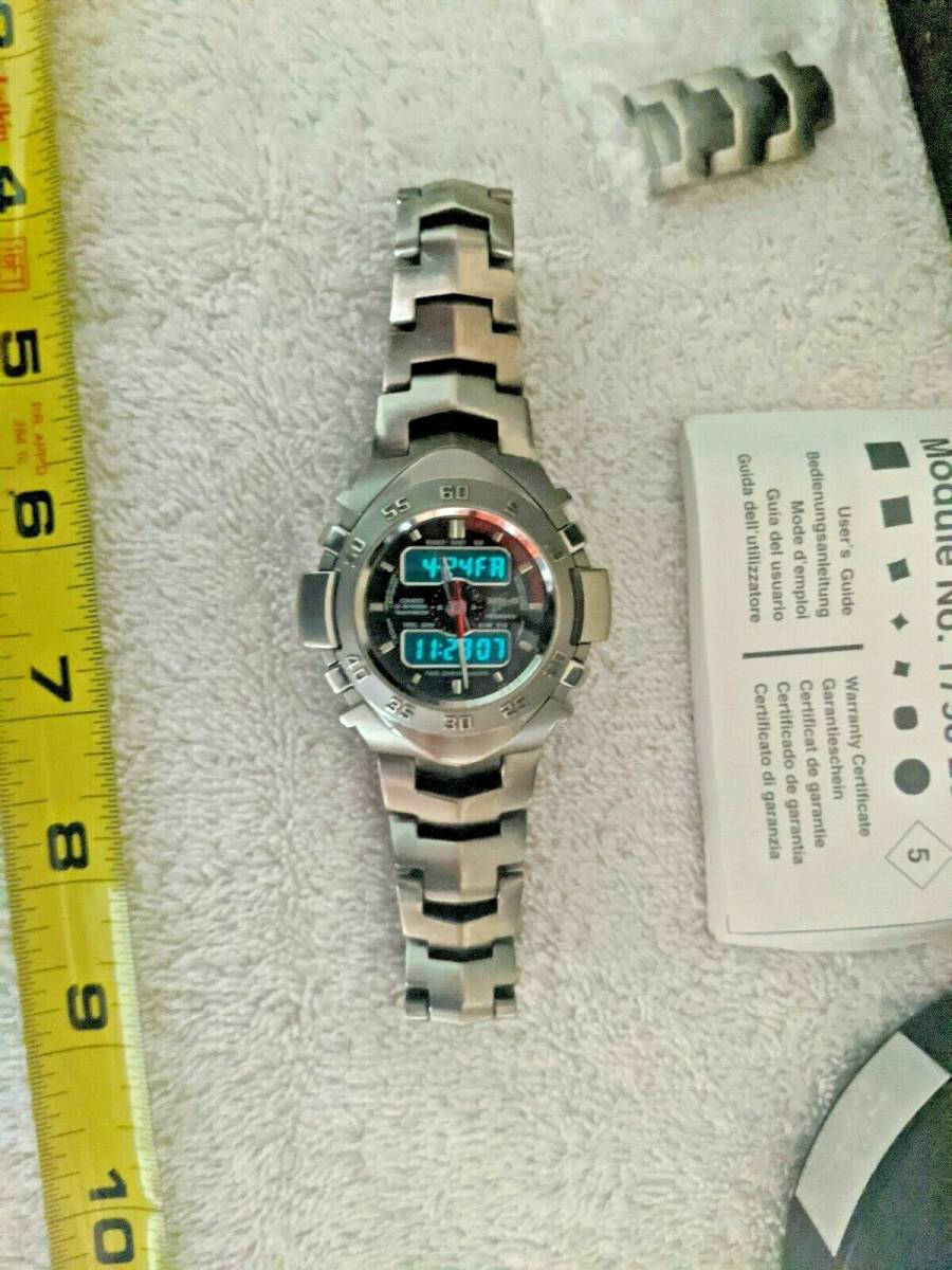 **Casio Revman Titanium G Shock MRG 1200T New Batteries and Gasket** 海外 即決