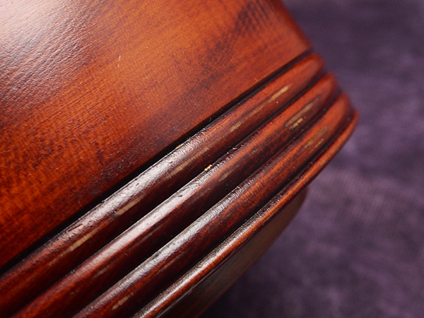 【JA】天然木 漆塗 蓋付 お櫃_6