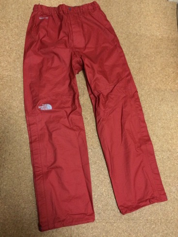 レア★ノースフェイス レインテックスフライト パンツ GORE-TEX 赤 M NPW11213★防水透湿 レインウェア 軽量 登山 アウトドア キャンプ