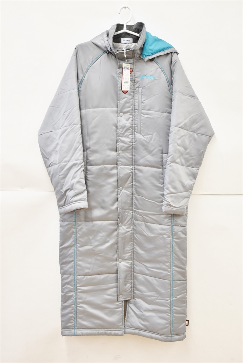 HOT ヨネックス YONEX ユニベンチコート M グレー 長袖 メンズ 90024 2005WS023(コート)｜売買されたオークション情報、yahooの商品情報をアーカイブ公開 - オークファン コート