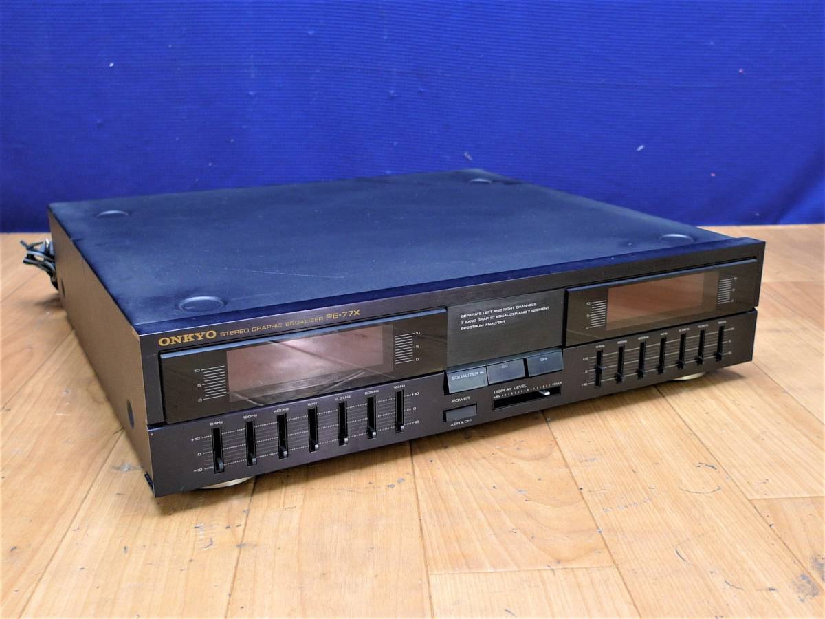 □ONKYO オンキョー◇7バンド ステレオグラフィックイコライザー【PE