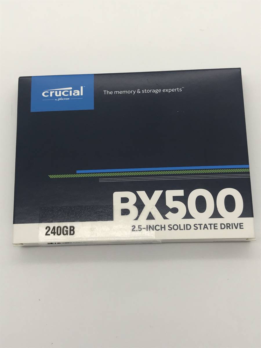 【大黒屋】新品未使用 Crucial/クルーシャル BX500 CT240BX500SSD1 (240GB 2.5インチ SATA 6Gb/s SSD)