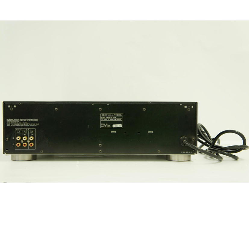 ジャンク】 SONY/ソニー□カセットデッキ TC-K222ESL 【75】 【公式通販】