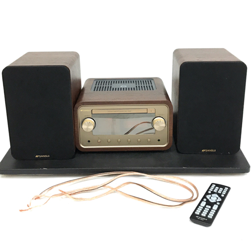 極美品＊SANSUI＊真空管ハイブリッドアンプ＊SMC-300BT 1円 SANSUI SMC-300BT 真空管ハイブリッドアンプ CDステレオシステム