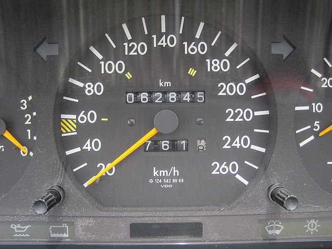 W124S124ベンツスピードメーターassy280E280T320E320TE