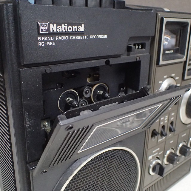 National ナショナル RQ-585 BCLラジオ 6バンド カセットレコーダー