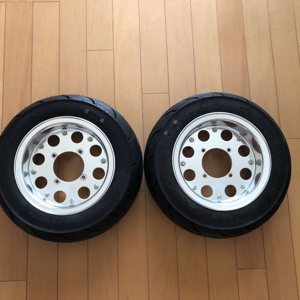 Gクラフト 8インチ 3.5j 4.0j アルミホイール ホンダモンキー 美品