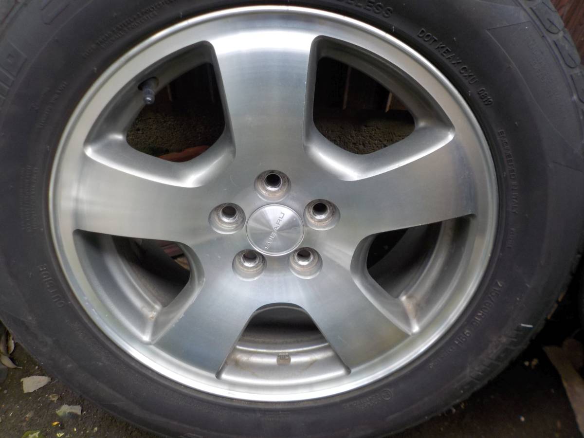 スバル フォレスター 純正ホイール 215/60R16 スバル フォレスター 