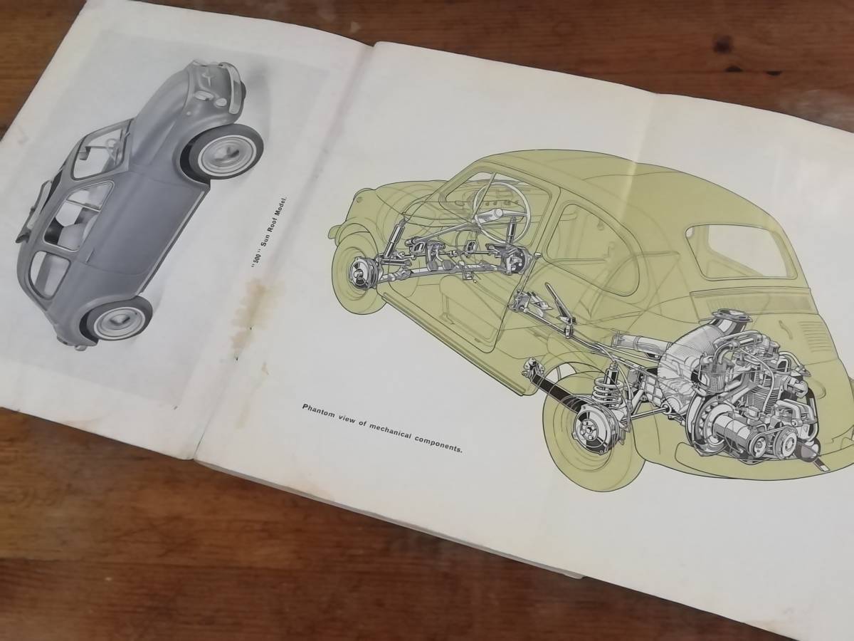 希少FIAT500L パーツカタログ・ボディーワーク Fiat 500 1.4T 1円 