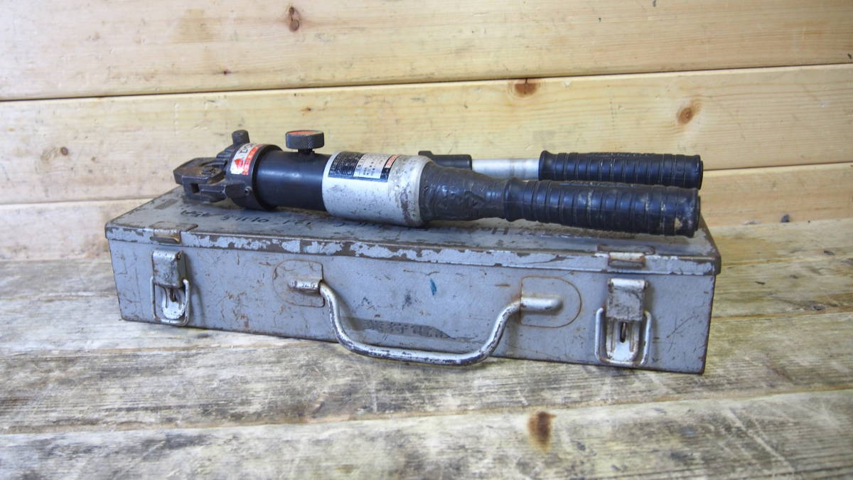 品質保証，SALE Densan デンサン DCH-60E 手動式油圧圧着工具(圧着工具、ハンドプレス機)｜売買されたオークション情報、yahooの商品情報をアーカイブ公開 - オークファン 圧着工具、ハンドプレス機