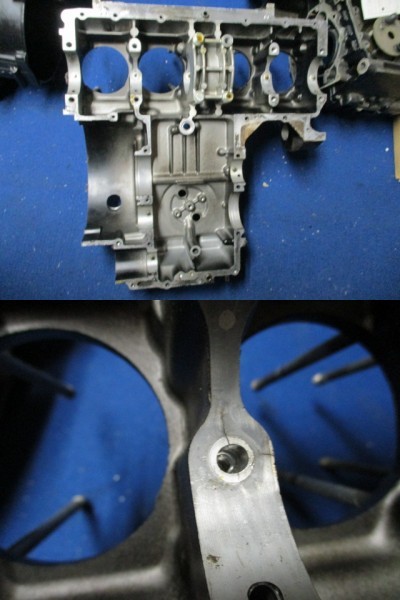 Z1R クランクケース KZT00DE Z1-R エンジン kawasaki クランクホルダー