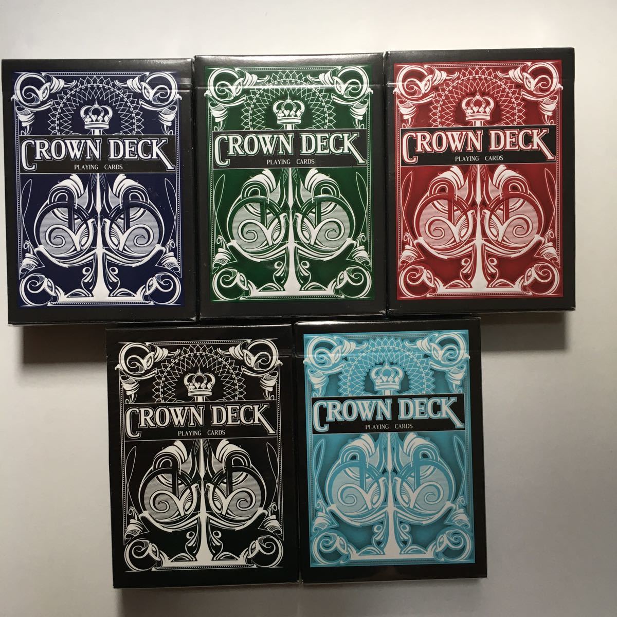 Crown Deck 5色セット Crown Deck Deck クラウンデック グリーン レッド ブルー ブラック