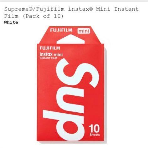  Supreme /Fujifilm instax Mini Instant Film Pack of 10 COLOR/STYLE：White シュプリーム(シュプリーム)｜売買されたオークション情報、yahooの商品情報をアーカイブ公開 - オークファン その他