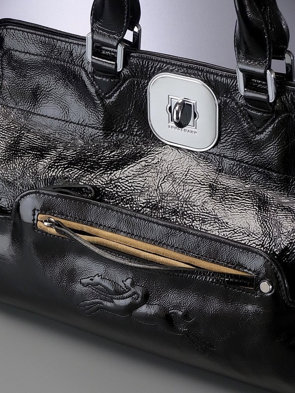 GC3019*フランス製*ロンシャン Longchamp*ギャツビー GATSBY☆パテント