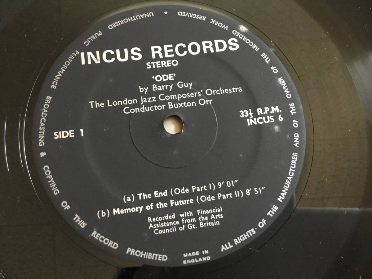 Incus ⁄ Derek ～ Company Bailey Taps INCUS UK盤 | ⁄ Savills BAILEY