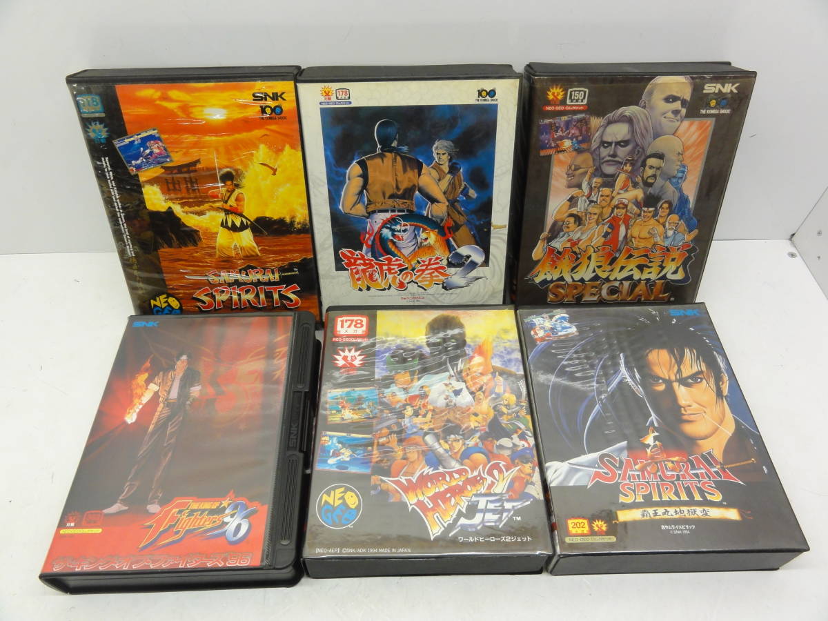 ネオジオ カセット 6本セット ネオジオ本体 2Pコントローラ ソフト6本