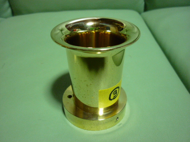 CRキャブレター真鍮ファンネルスモールボディ用 CR用ビレット CRキャブレター真鍮ファンネルスモールボディ用 CR用ビレット