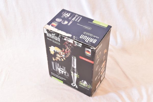未使用 BRAUN マルチクイック 9 ハンドブレンダー MQ MQ9075X