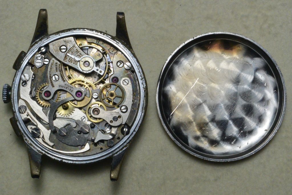 訳ありジャンク DELBANA クロノグラフ MOVADO クロノメーター ENICAR AUTOMATIC Wyler AUTOMATIC 他2点