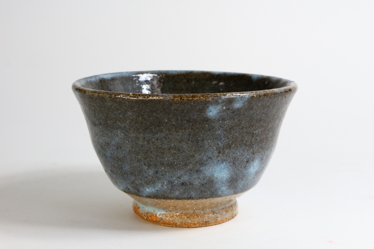沖塩明樹　手付椀2個セット 沖塩明樹 作 茶碗 共箱 茶道具