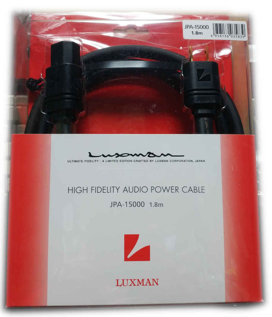 LUXMAN ラックス 電源ケーブル1.8m JPA-15000 JPA-15000 LUXMAN