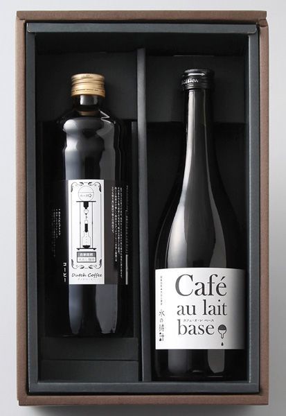 送料200円(税込220円)■ch197■◎北山物産 水の時計 水出し珈琲&カフェオレベースセット　3箱【シンオク】_2