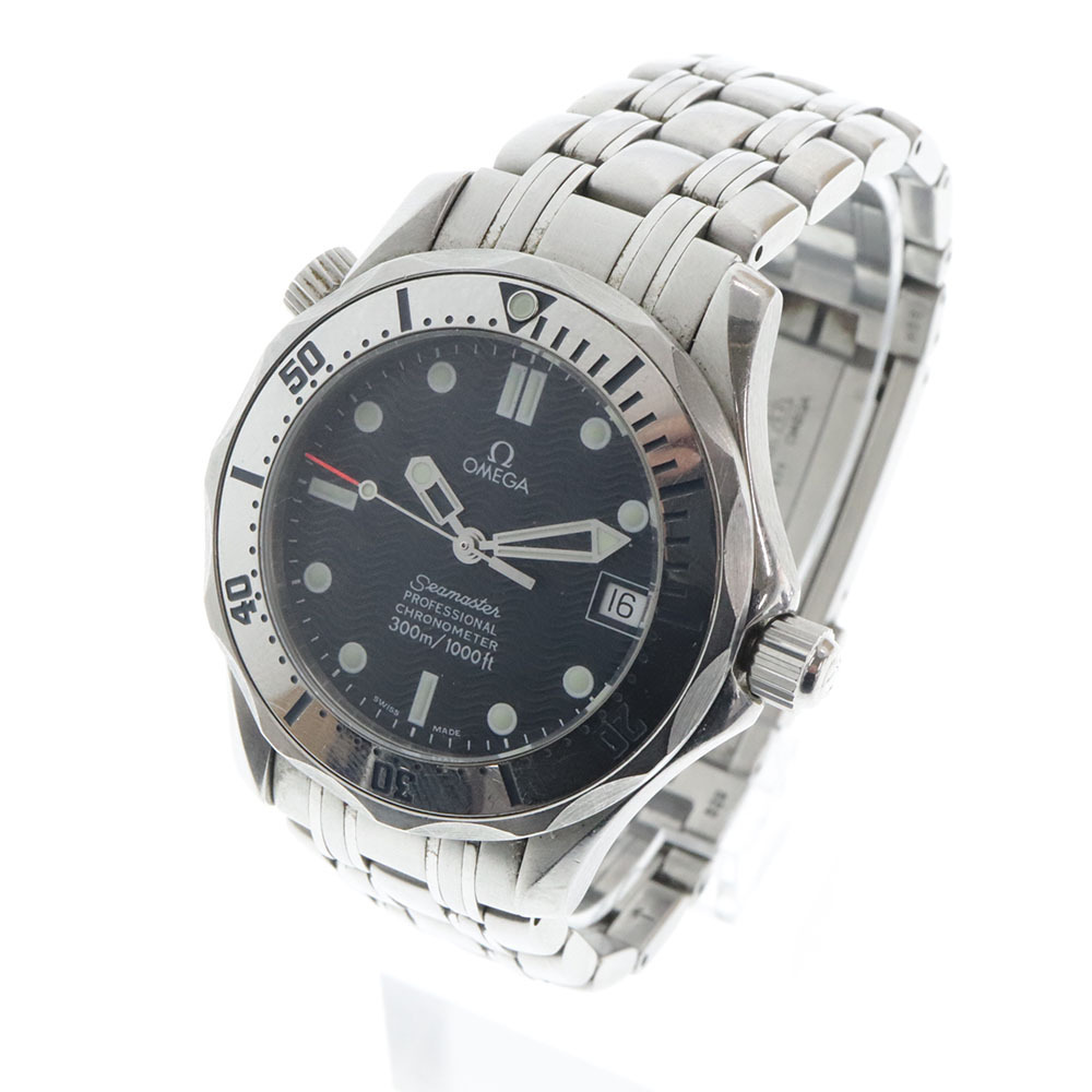 ■【名古屋支店】 OMEGA 腕時計 シーマスター プロフェッショナル 自動巻き メンズ シルバー 約134g 動作品 中古