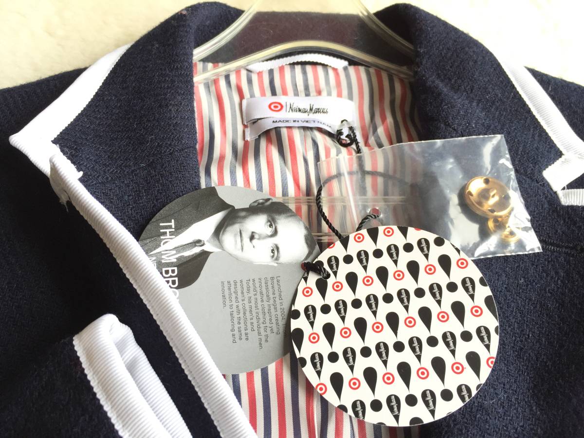 THOM トムブラウン BROWNE 極美品 Browne ミディアムウェイト クルー 