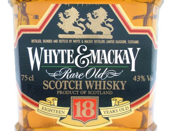 古酒 WHYTE＆MACKAY 18年 ホワイト & マッカイ RARE OLD レア オールド
