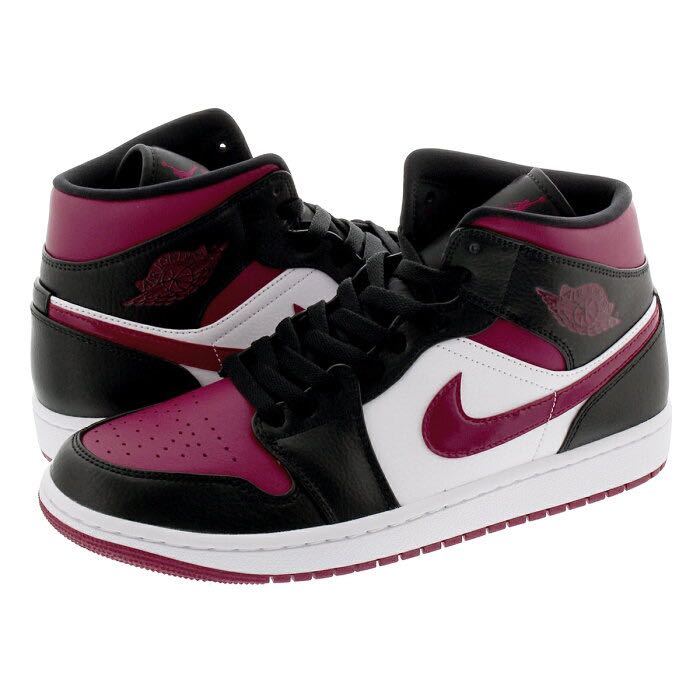 【お得，人気】 29cm NIKE AIR JORDAN 1 MID ナイキ エア ジョーダン 1 ミッド BLACK/NOBLE RED/WHITE(29.0cm)｜売買されたオークション情報、yahooの商品情報をアーカイブ公開 - オークファン 29.0cm