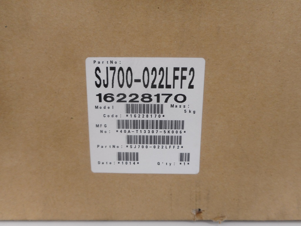 - 日立インバーター Yahoo!オークション 使用期間 22kw SJ700-220LFF2 日立産機システム インバータ： 製品 ドライブシステム： インバータ 日立産機 インバーター 三相200V級 適用 SJ200シリーズ