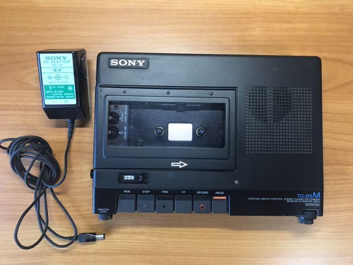 カセットデンスケ SONY TC-D5M 通電確認 ジャンク SONY カセットデンスケ