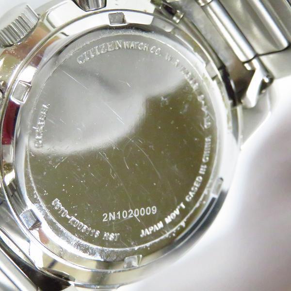 CITIZEN/シチズン クォーツ クロノグラフ 腕時計 0610-K005116【動作