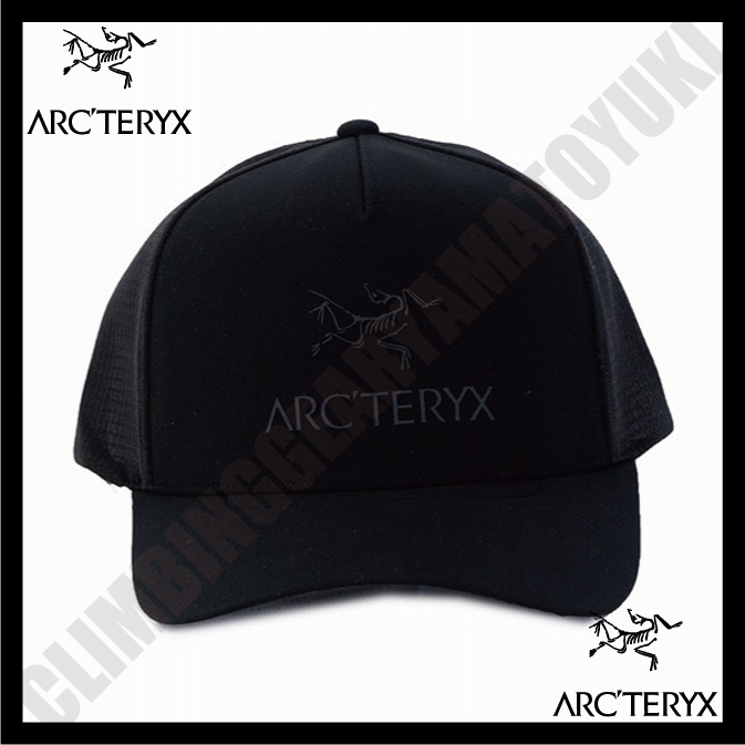 キャップ アークテリクス ARC'TERYX - バード CAP 帽子 憧れのブランド「アークテリクス」お手頃価格の”キャップ”から BIRD BLACK TERYX カナダ製ARC' ロゴ | Arc'teryx WORD