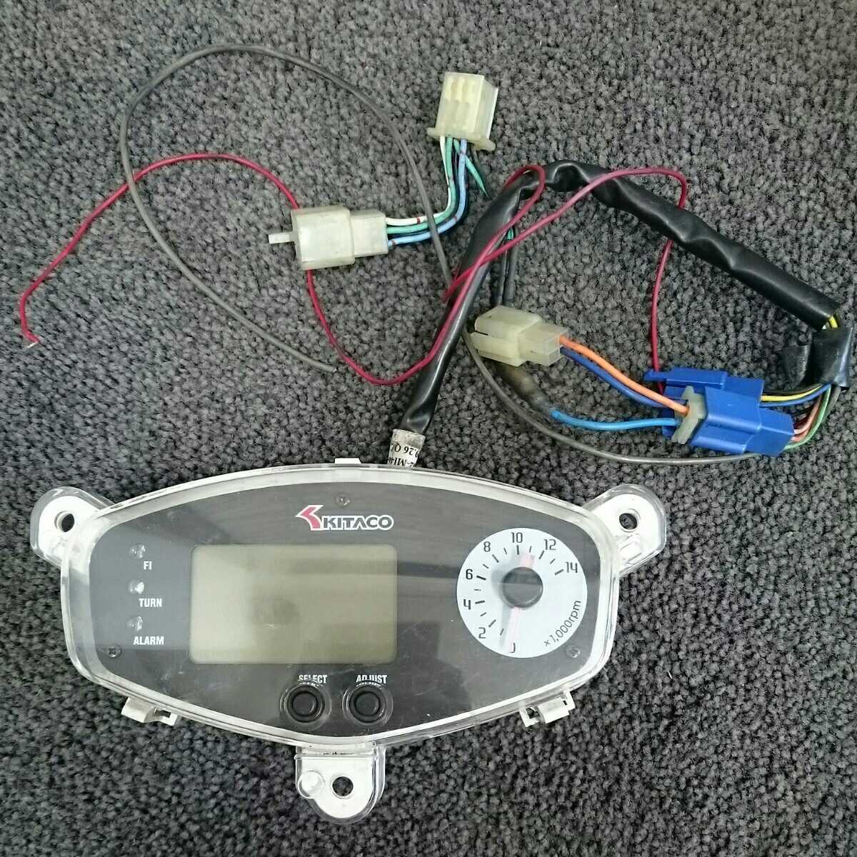 キタコ アドレスV125 デジタルスピードメーター デジタルメーター 社外 