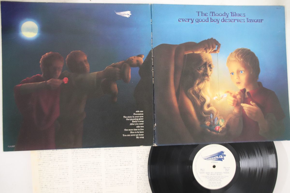 LP/GF Moody Blues Every Good Boy Deserves Favour THL3 THRESHOLD Japan Vinyl /00400_1