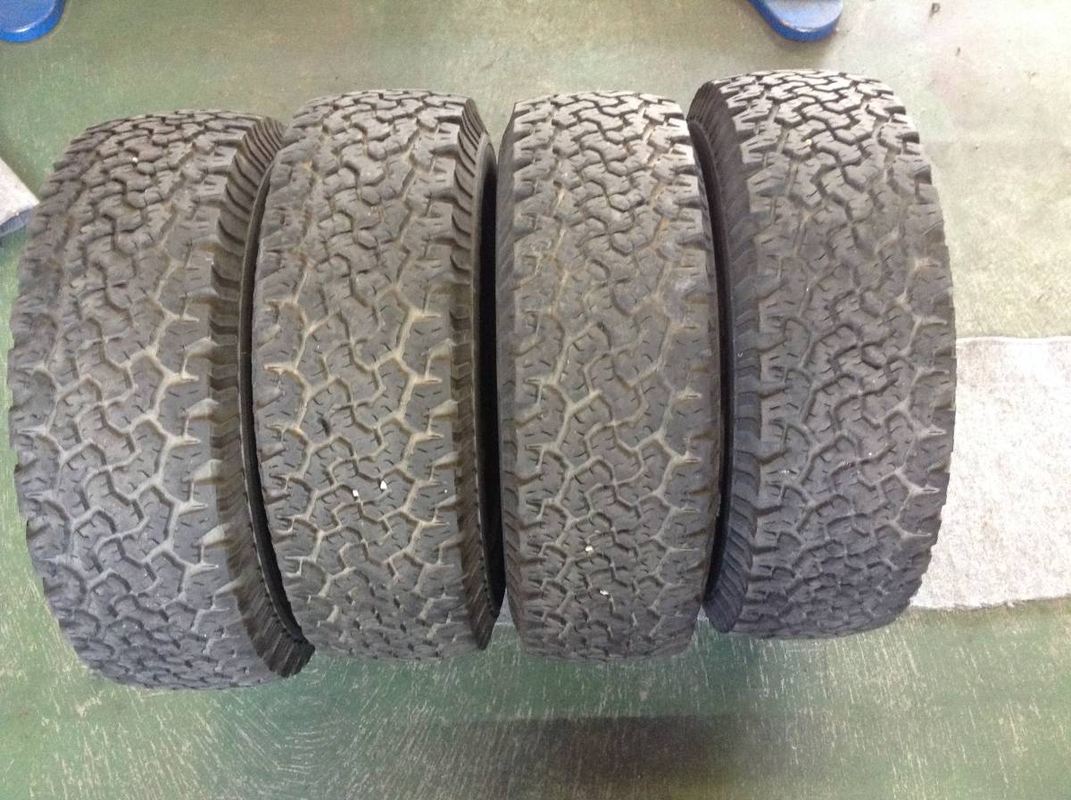 BF Goodrich 225/70R16 　All-Terrain T/A 中古４本セット　グッドリッチ　オールテレン