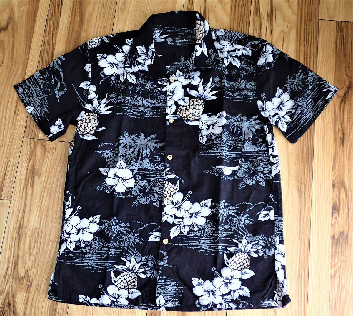 スラクストン メンズ アロハシャツ Lサイズ 綿素材 ハワイアン パイナップル柄 ハイビスカス柄 Lサイズ 売買されたオークション情報 Yahooの商品情報をアーカイブ公開 オークファン Aucfan Com