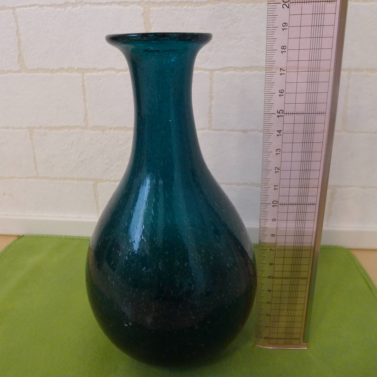 ☆ 倉敷ガラス 小谷真三 花瓶 花入 吹きガラス 工芸ガラス 美品 ガラス
