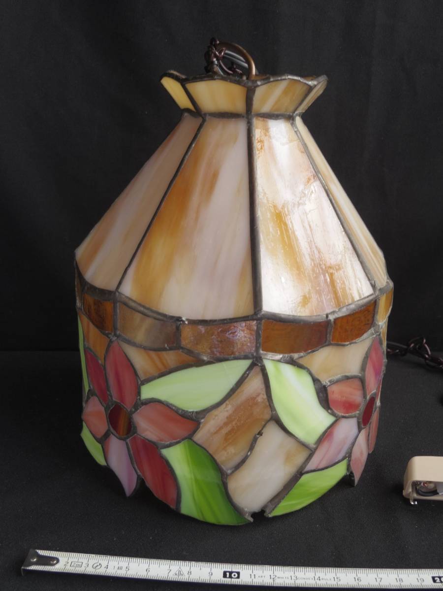 ステンドグラス・ペンダントライト 中古品_6